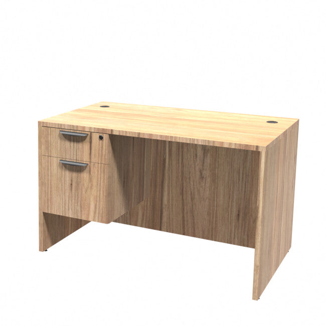 Small Single Pedestal Laminate Desk - Duckys Office Furniture