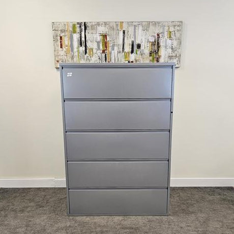Pre-Owned Herman Miller Lateral File Cabinet 5 Drawer - Duckys Office Furniture