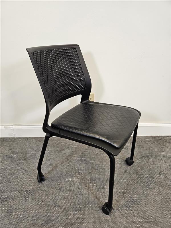 Pre-Owned Sit-On-It Lumin Stacking Chair With Caster