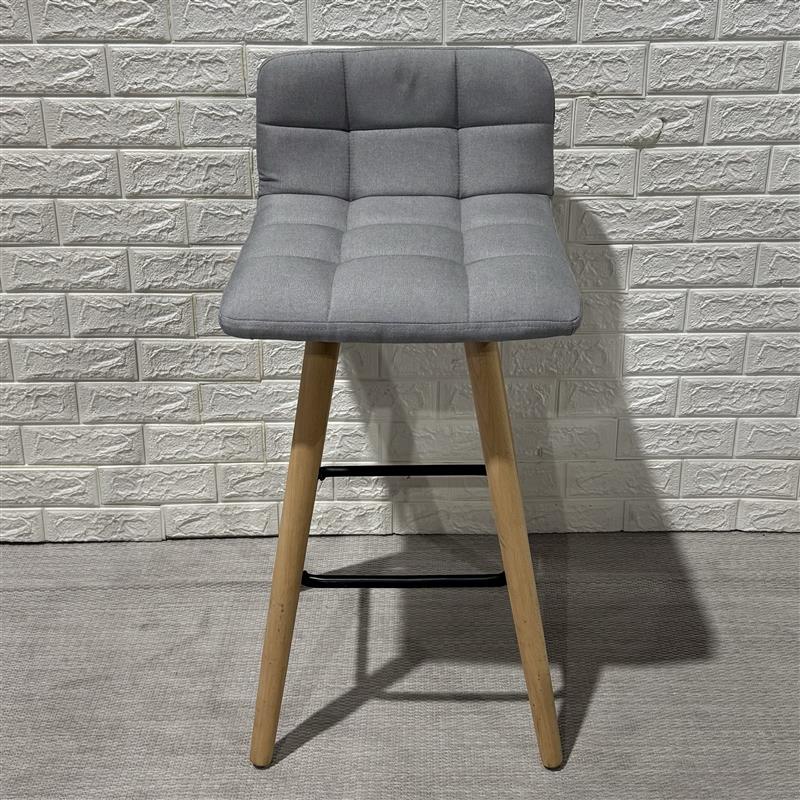 Pre-Owned Grey Soft Stool