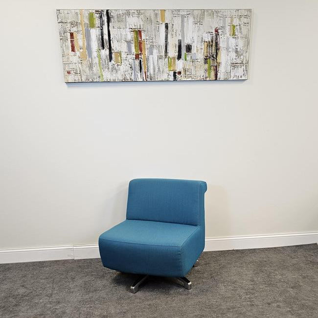 Pre-Owned Allsteel Armless Swivel Lounge Chair - Duckys Office Furniture