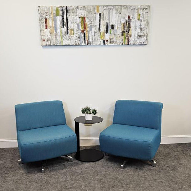 Pre-Owned Allsteel Armless Swivel Lounge Chair - Duckys Office Furniture