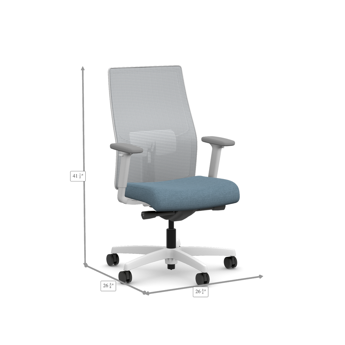 HON Igntion 2.0 Mesh Mid-Back Task Chair (Blue)