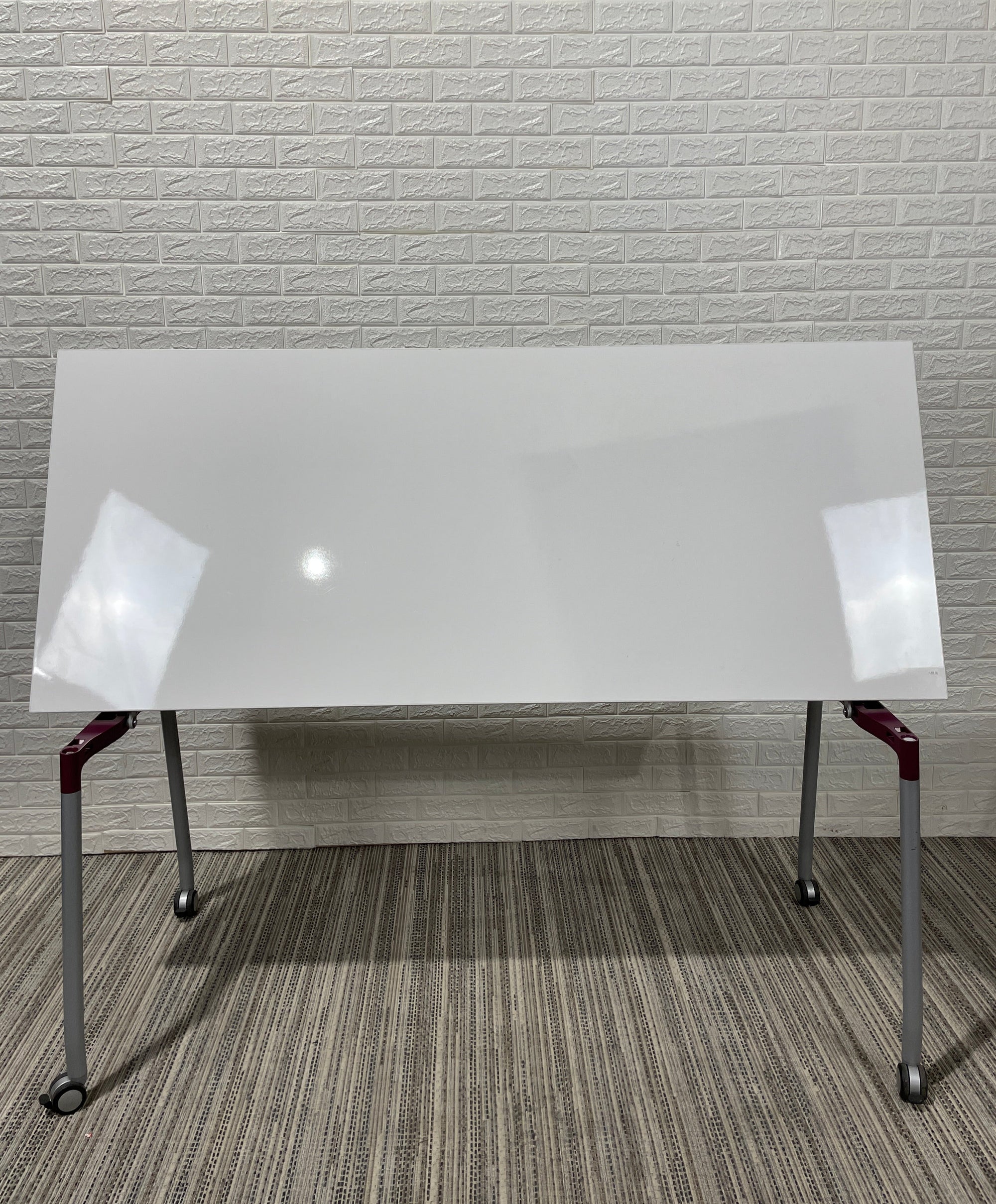 Pre-Owned White Board Table - Duckys Office Furniture