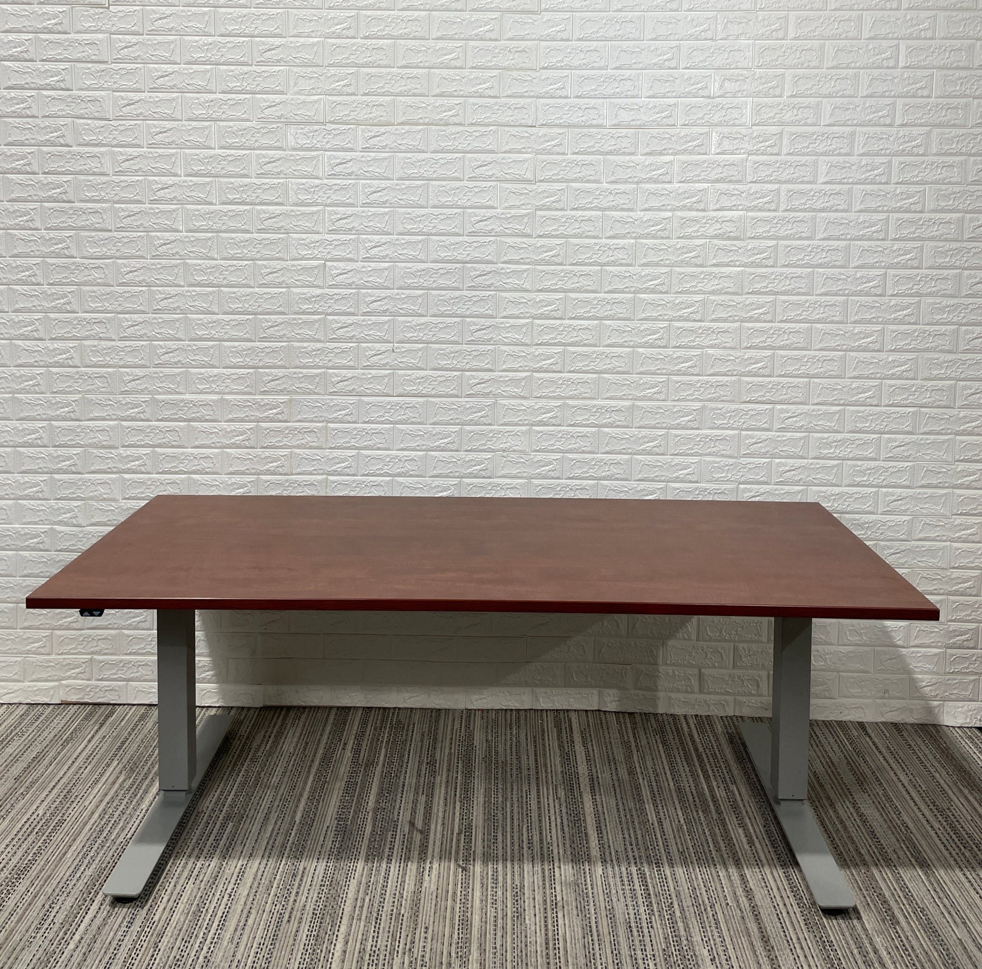 Pre-Owned Height Adjustable Tables (Cherry) - Duckys Office Furniture