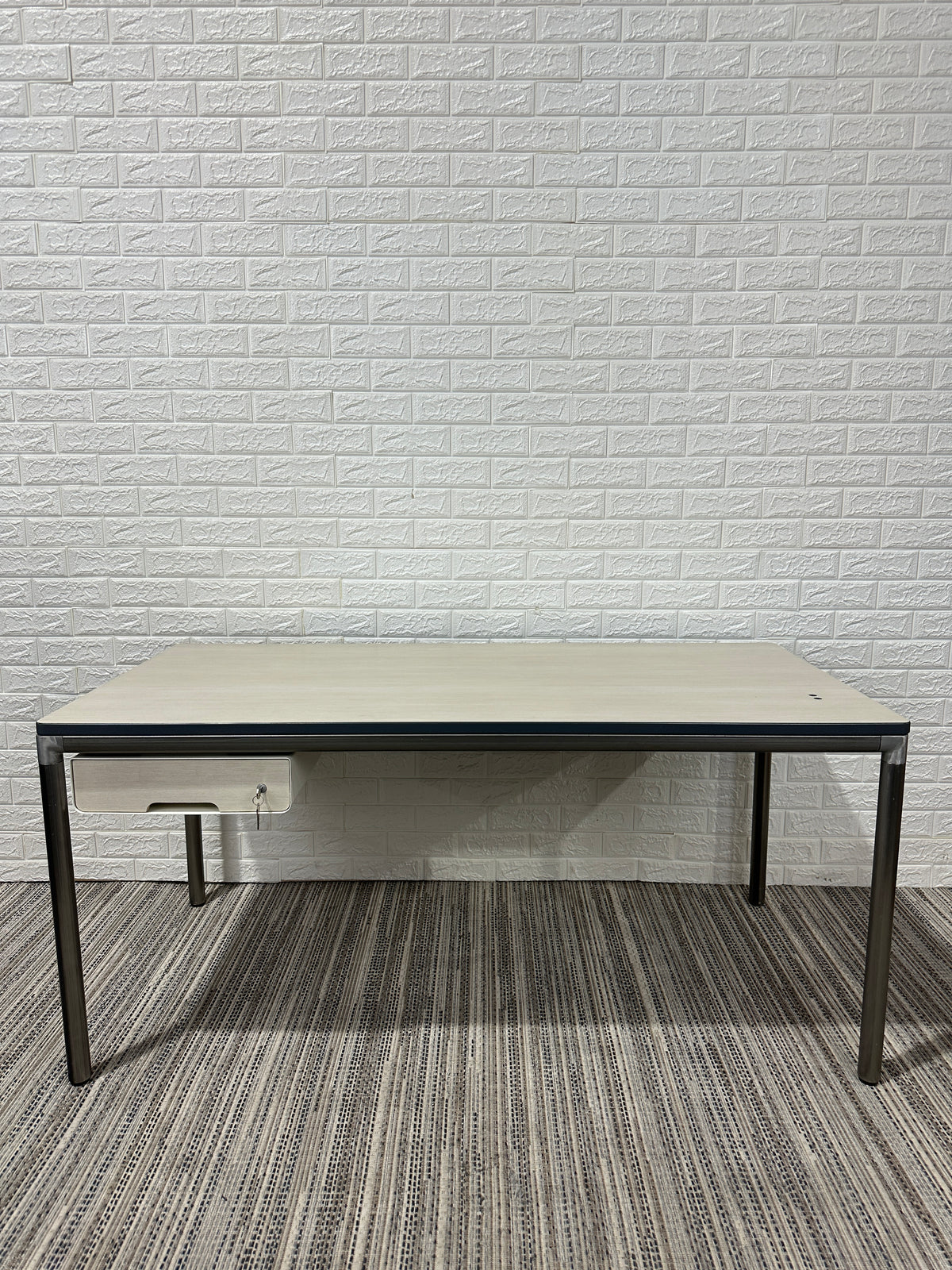 Pre-Owned Watson Height Adjustable Tables with Post Legs + Storage - Duckys Office Furniture