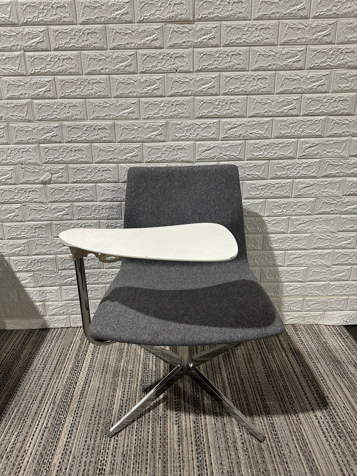 Pre-Owned Grey Chair with Tray