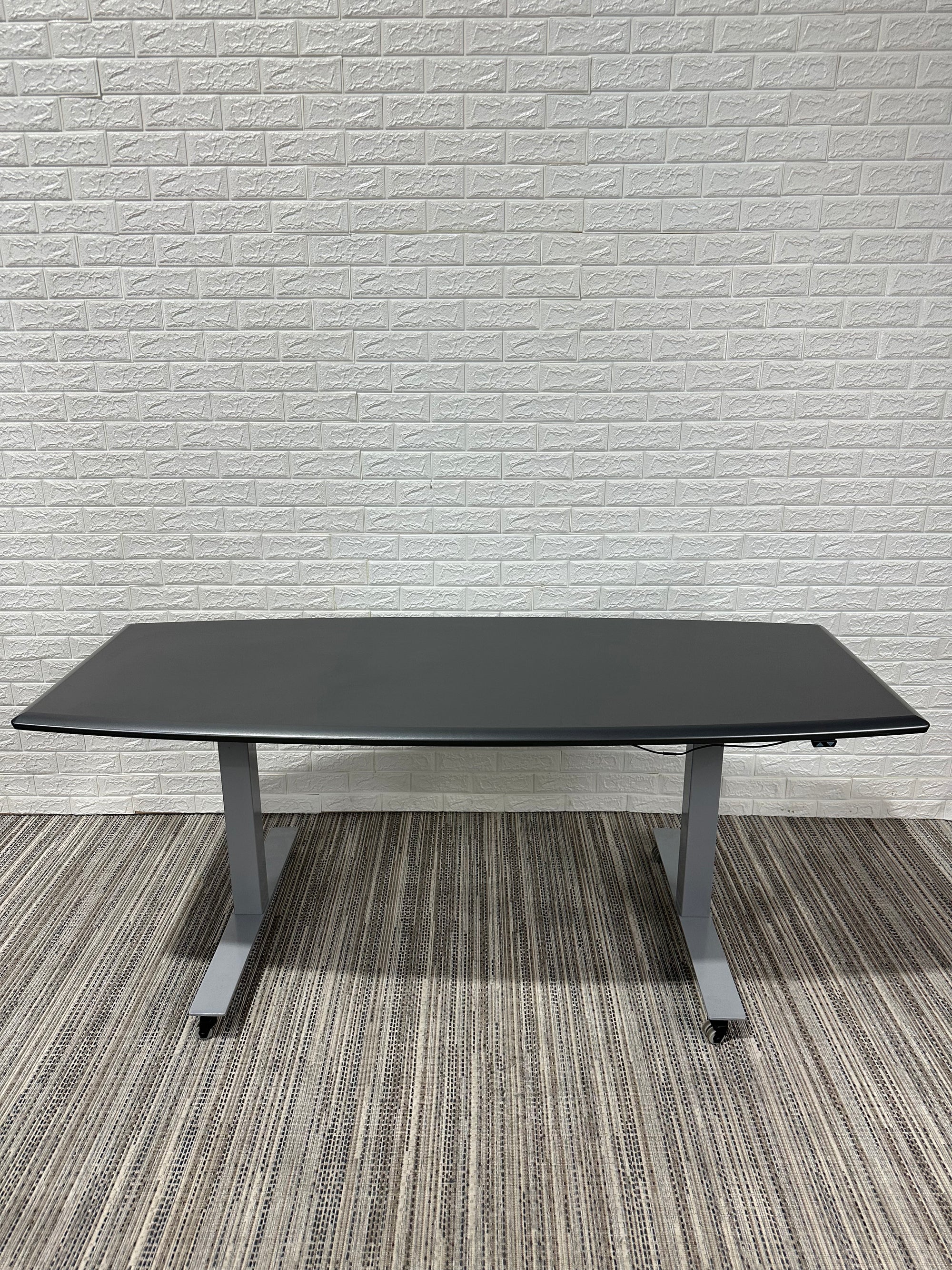 Pre-Owned iMovR Shark Grey Conference Table - Duckys Office Furniture
