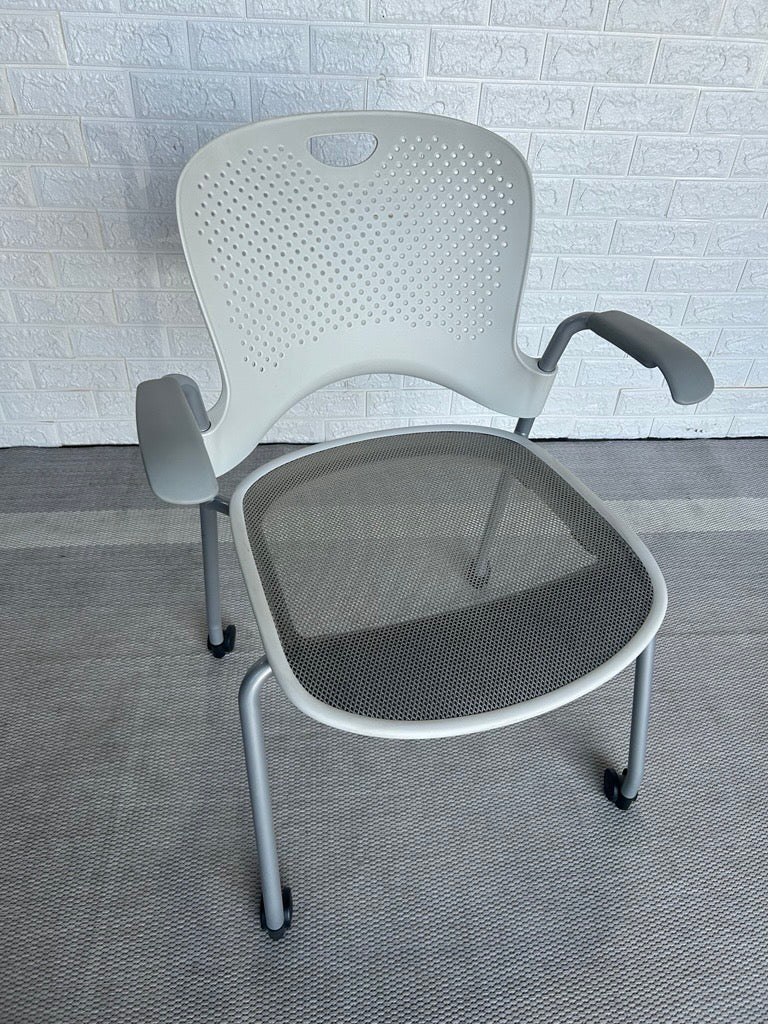 Pre-Owned Herman Miller Capers - Light Grey Mesh Seat - Duckys Office Furniture