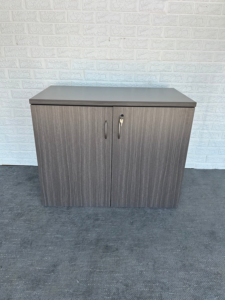 Pre-owned HON Mod 2 Door Storage Cabinet (GREY) - Duckys Office Furniture