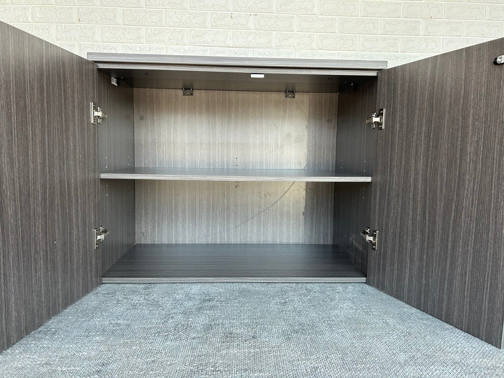 Pre-owned HON Mod 2 Door Storage Cabinet (GREY) - Duckys Office Furniture