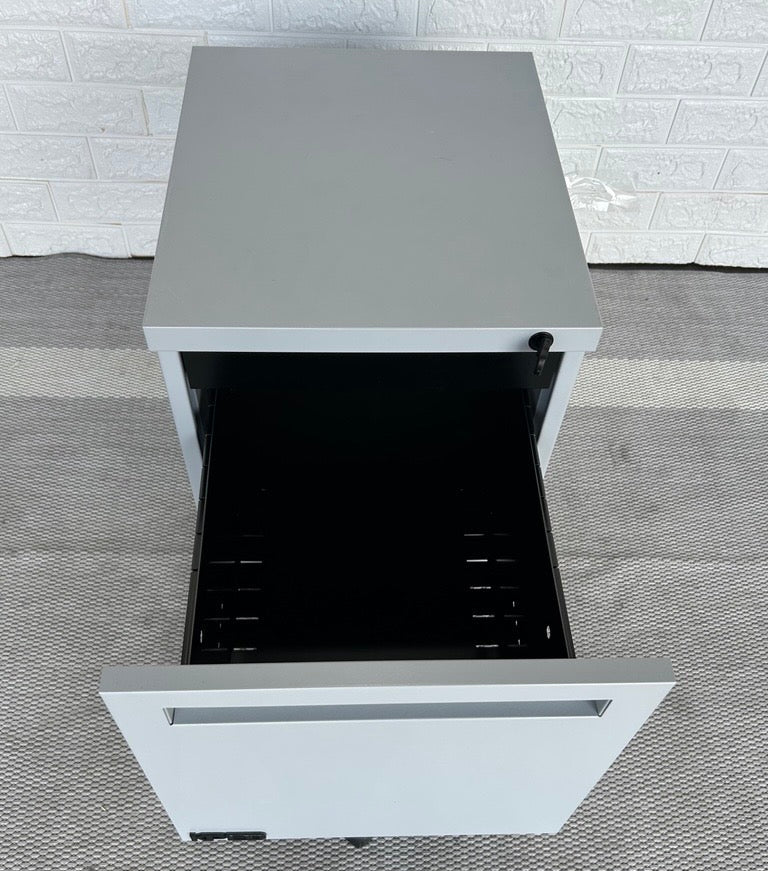 Pre-Owned Grey File Pedestal - Duckys Office Furniture