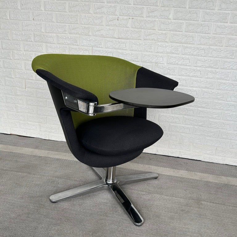 Pre-Owned Steelcase Green/Grey Chair with Table - Duckys Office Furniture