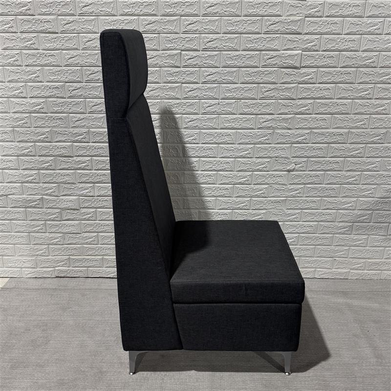 Pre Owned Tall Back Charcoal Soft Seating - Duckys Office Furniture