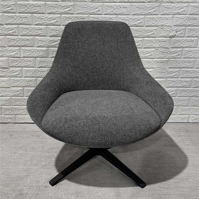 Pre-Owned Charcoal Swivel Chair