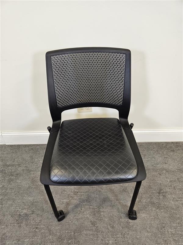 Pre-Owned Sit-On-It Lumin Stacking Chair With Caster