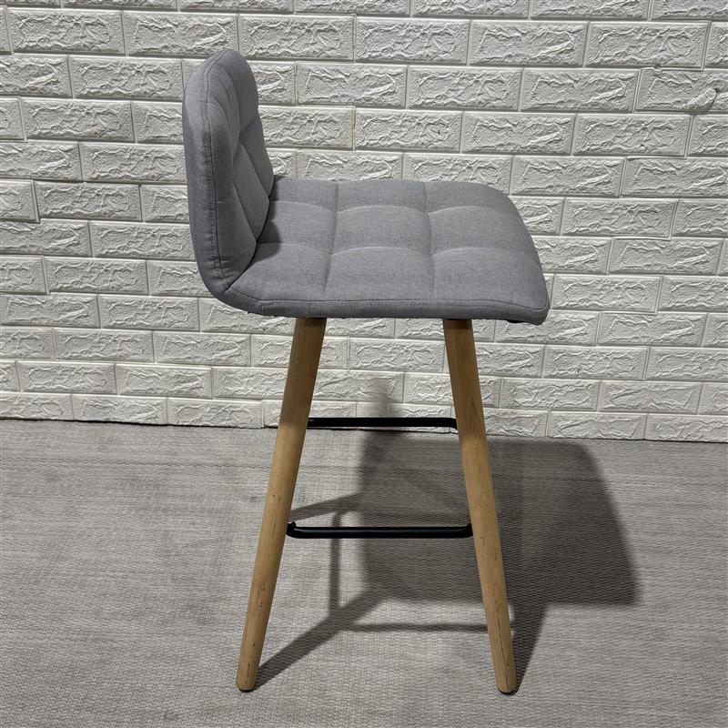 Pre-Owned Grey Soft Stool