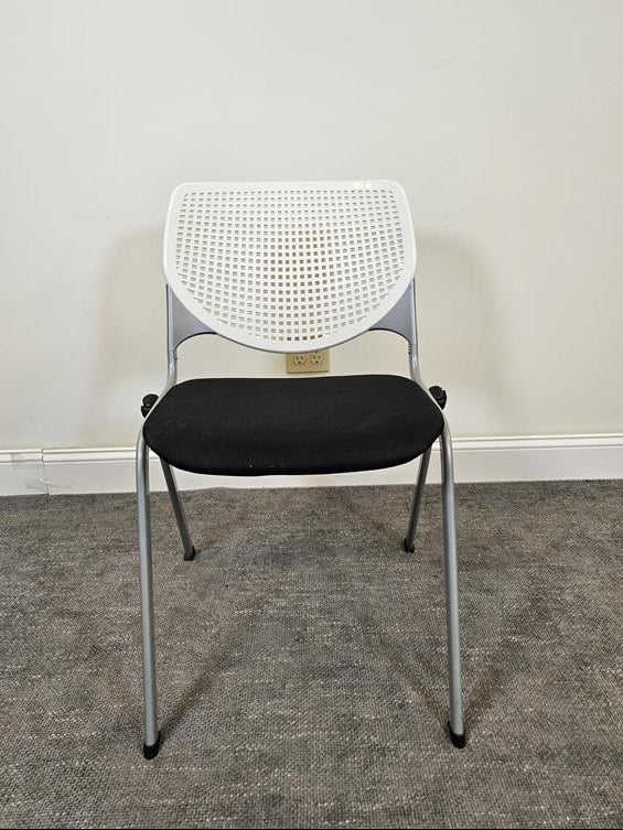 Pre-Owned Stacking Chairs - Plastic Back with Fabric Seat