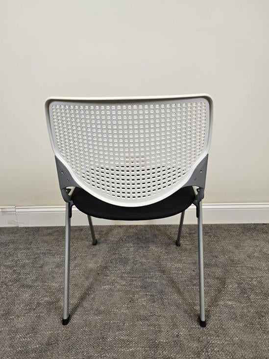 Pre-Owned Stacking Chairs - Plastic Back with Fabric Seat