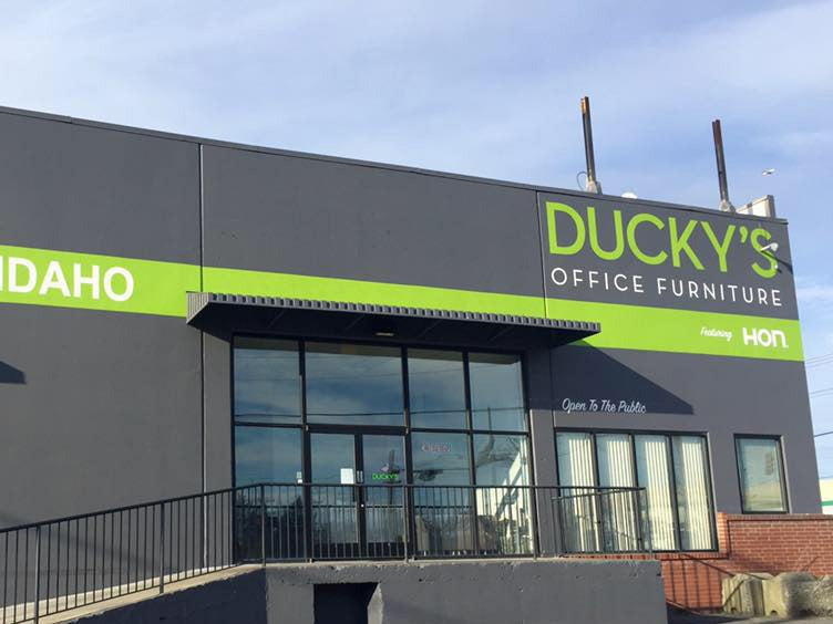 The Ducky's Office Furniture showroom on S Idaho St in Seattle