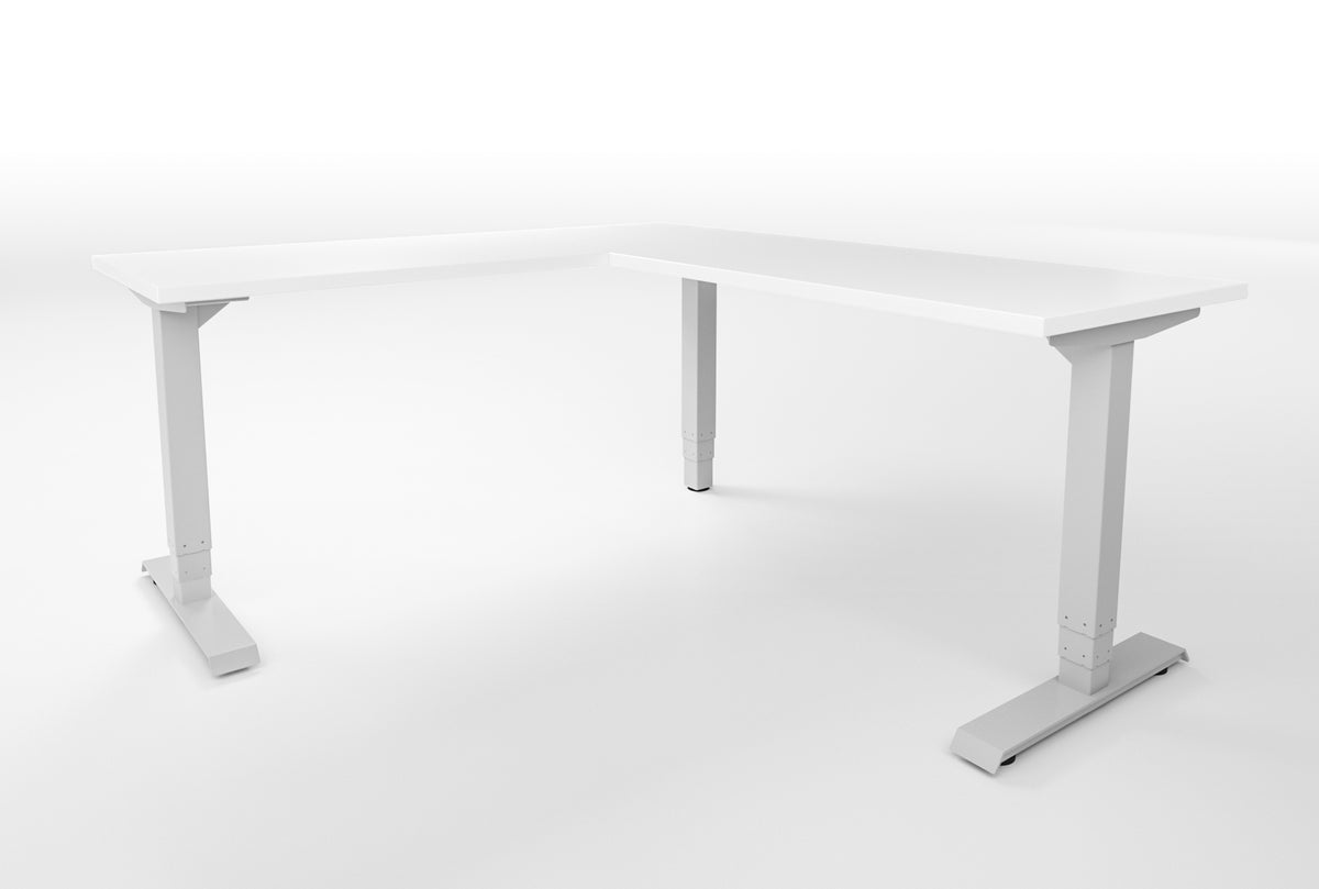 Titan PRO Corner L Adjustable Standing Desk [Backordered until 6/10] - Duckys Office Furniture