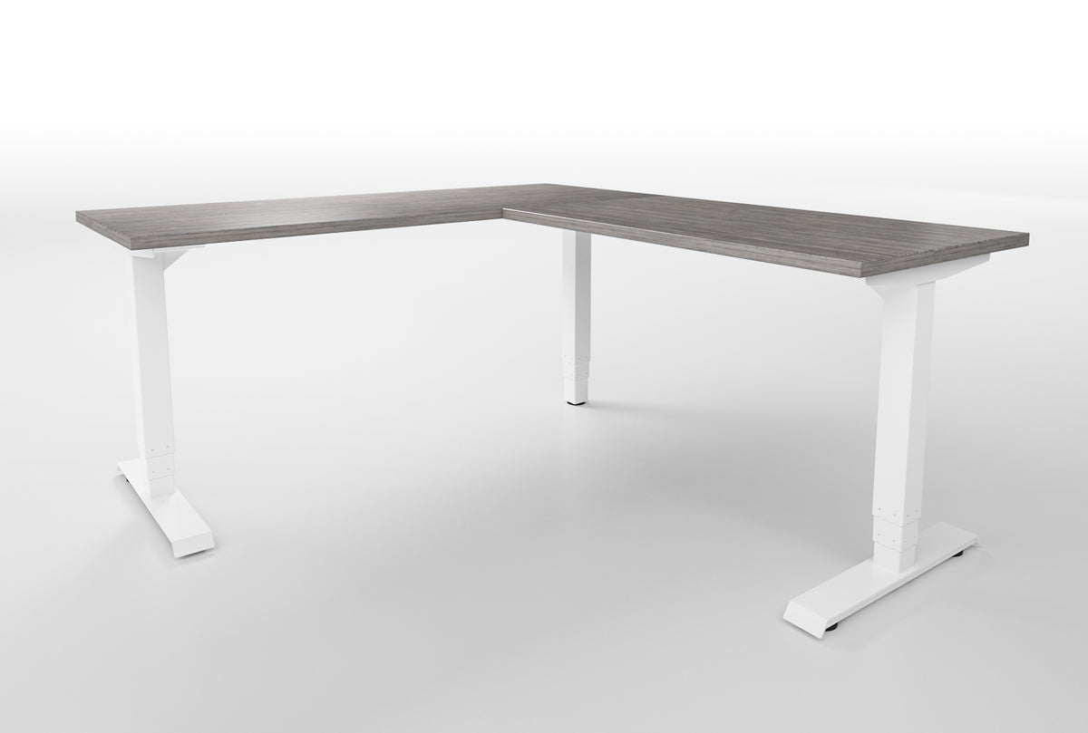 Titan PRO Corner L Adjustable Standing Desk [Backordered until 6/10] - Duckys Office Furniture
