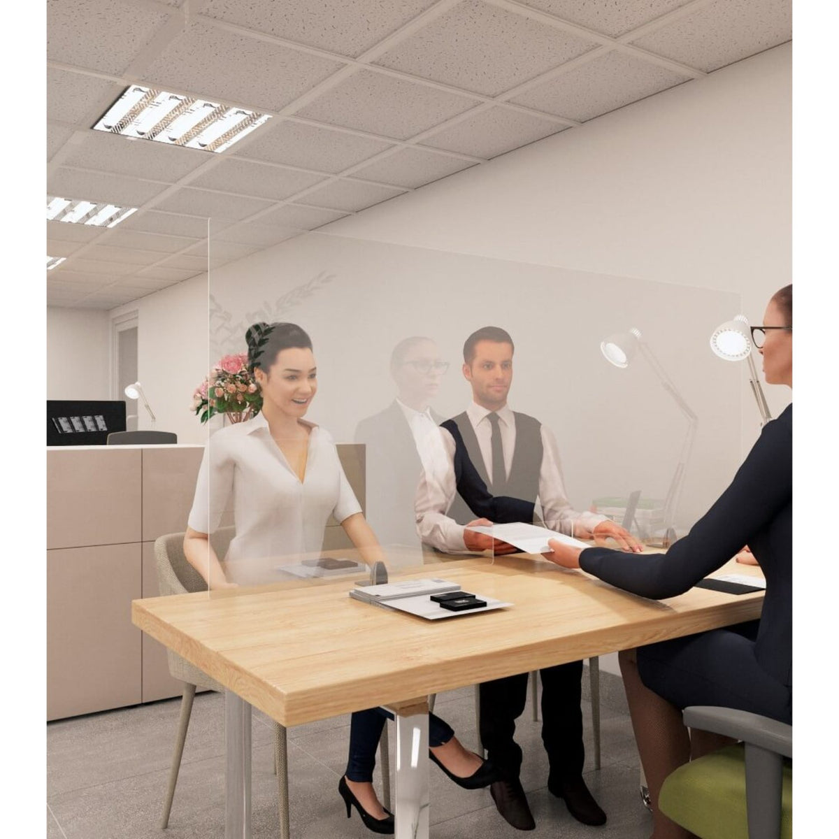 Duckys Office Furniture - Acrylic Wellness Screens - Duckys Office Furniture