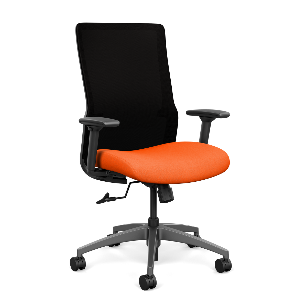 Orange discount task chair