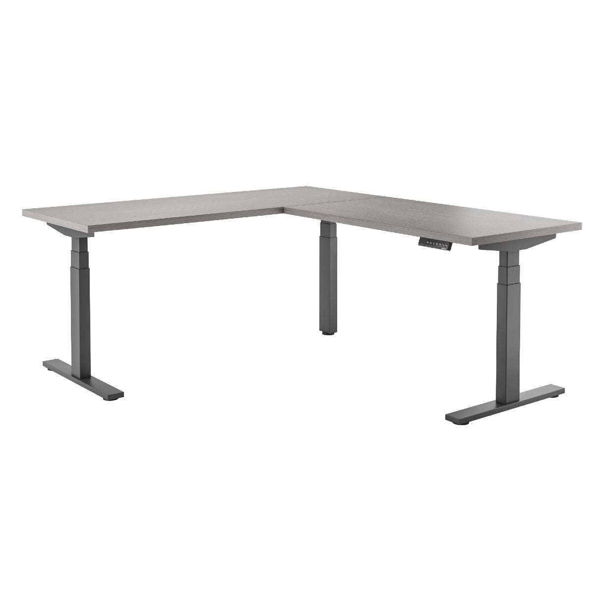 Element - Titan Core Corner L Height Adjustable Standing Desk - Duckys Office Furniture