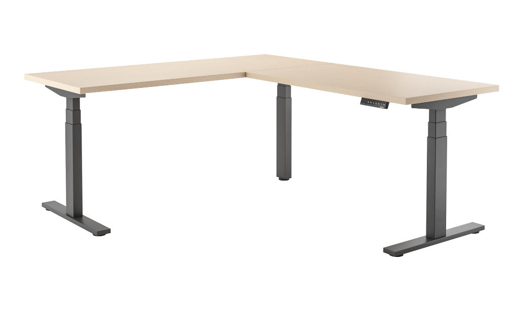 Element - Titan Core Corner L Height Adjustable Standing Desk - Duckys Office Furniture