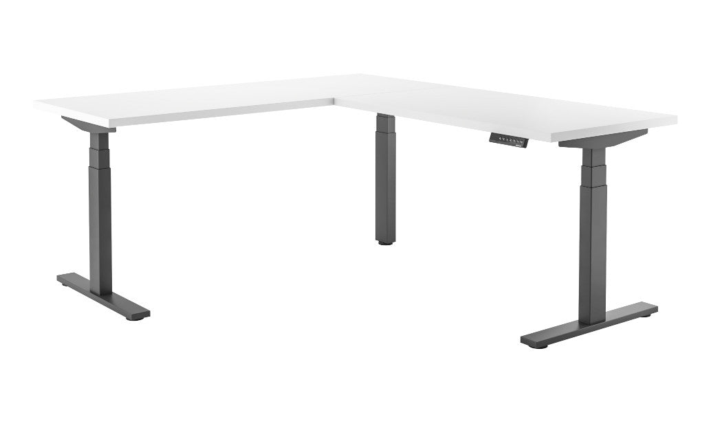Element - Titan Core Corner L Height Adjustable Standing Desk - Duckys Office Furniture
